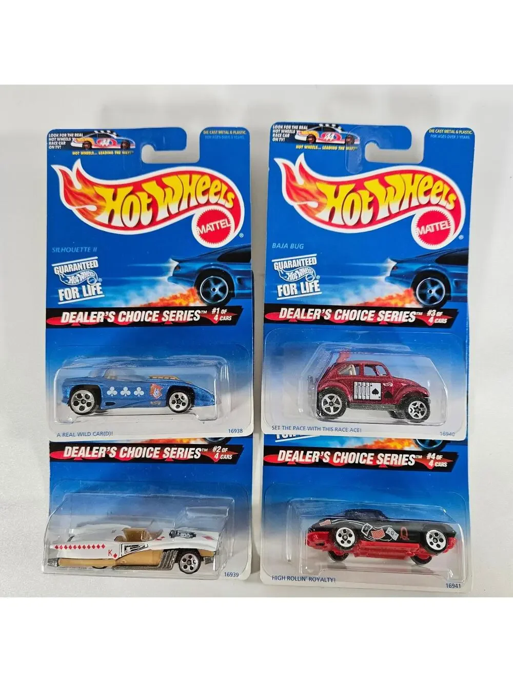 Hot Wheels 1997 Dealer's Choice Series Complete 4 Ser Baja Corvette 1:64 NIP